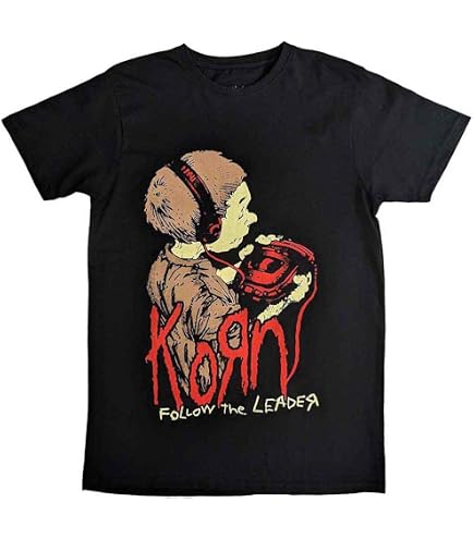 Amazon.com: Men's Korn Follow The Leader Hopscotch T-shirt Medium